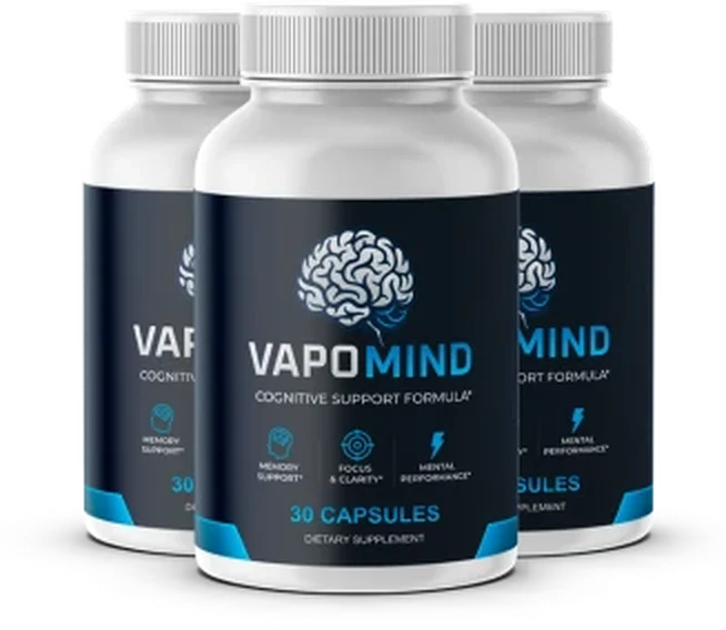 Vapomind daily brain support capsules, 30 capsules per bottle